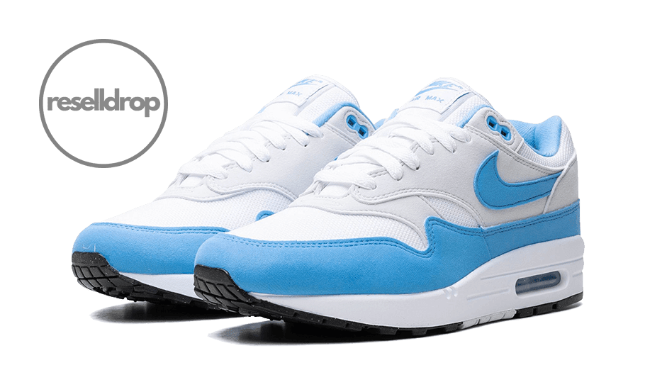 Air Max 1 White University Blue