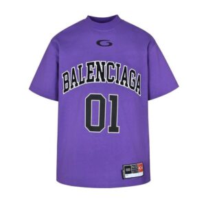 T-shirt- Balenciaga Basketeball Purple 1:1