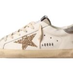 Super-Star White Ice Gray Gold Glitter (donna)