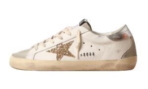 Super-Star White Ice Gray Gold Glitter (donna)