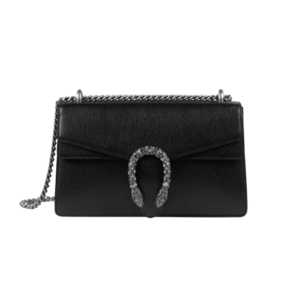 BORSA A TRACOLLA DIONYSUS IN PELLE NERA