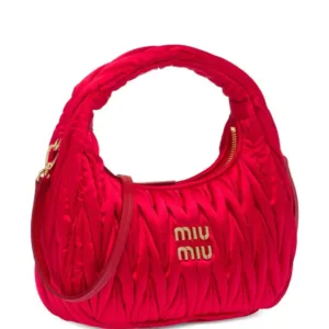 Borsa miu miu hobo Wander in nappa matelassé