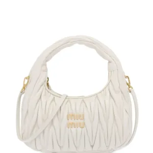 Borsa miu miu hobo Wander in nappa matelassé
