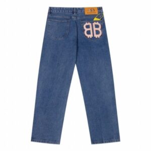 Jeans Balenciaga BB Logo Blue BL045