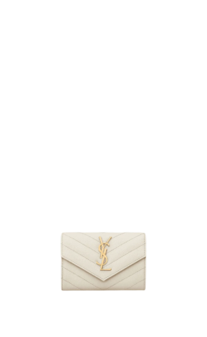 SAINT LAURENT CASSANDRA COMPACT WALLET