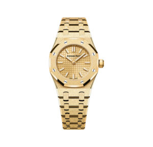 Audemars Piguet Royal Oak 67630BA.GG.1312BA.01 ‘Mini’ Frosted Yellow Gold Quartz