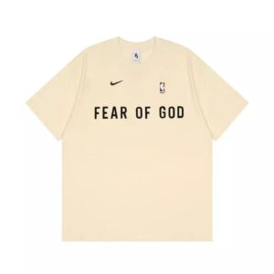 T-shirt Fear Of God x Nike Warm Up Sail