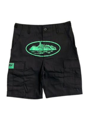 SHORTS BLACK & GREEN