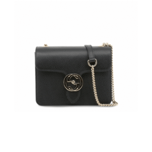 BORSA A TRACOLLA PICCOLA INTERLOCKING G NERA