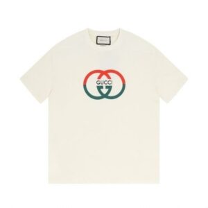 T-shirt GG Double G Logo White