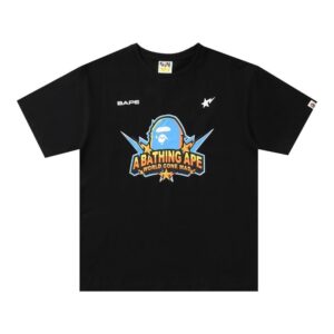 T-shirt BAPE World Gone Mad Black