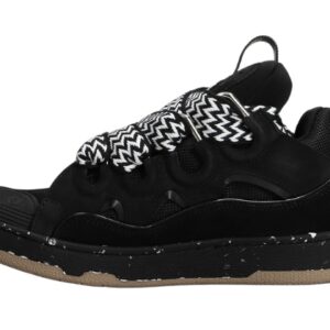 CURB IN PELLE E CAMOSCIO NERO