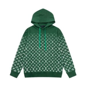 Hoodie Louis Vuitton LV Green Monogram Gradient