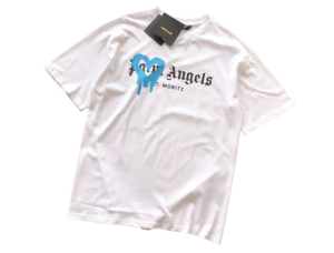 T SHIRT WHITE & BLUE