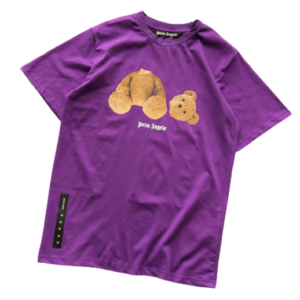 T SHIRT PURPLE TEDDY BEAR