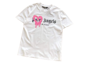 T SHIRT WHITE & PINK
