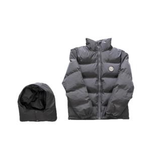 PUFFER JACKET-STONE