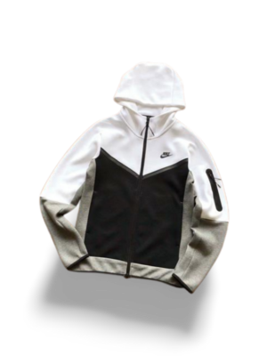 TECH FLEECE – GREY/BLACK/WHITE (complete)