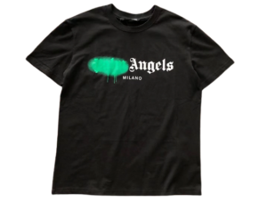 T SHIRT BLACK & GREEN