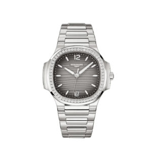 Patek Philippe Nautilus 7118/1200A-011 Ladies’ Steel Gray Dial Diamond Bezel (2023)