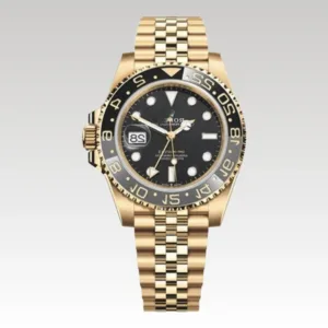 RLX GMT Master ll Black Gold Jubilee